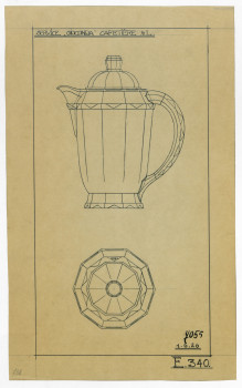 P2004/1/1434 - Design for coffee pot <i>Gioconda</i>