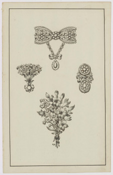 B512/22/20 - Design drawing for jewelry, Ontwerptekening voor juwelen