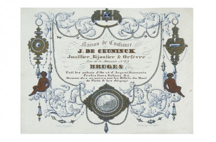 Adreskaart J. De Ceuninck (Brugge)