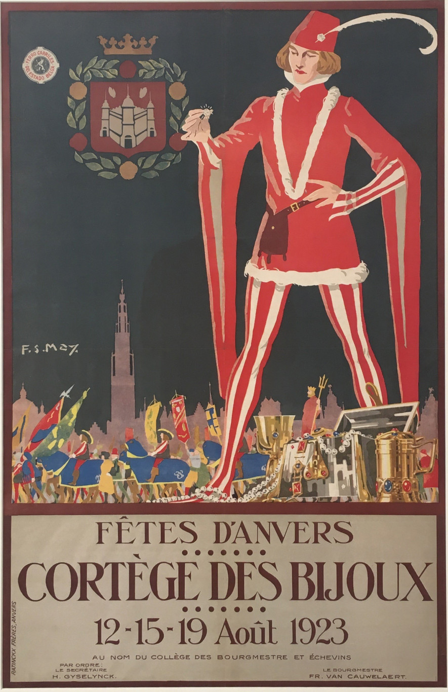 poster juweelenstoet 1923
